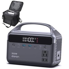 Portable Power Station 300W 600W Peak , 192Wh 60,000mAh Solar 300W 192Wh