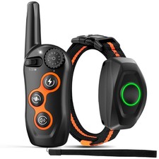 Dog Training Collar, IPX7 Waterproof Dog Shock Collar with Remote Control Ran...