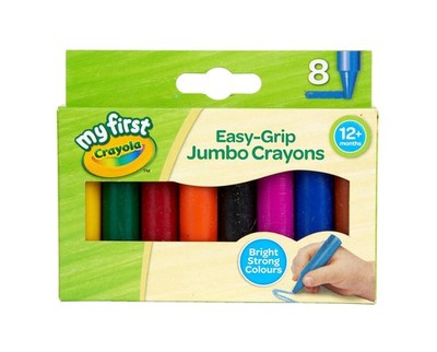 CRAYOLA MyFirst Jumbo Buntstifte - sortiert 8 Stück (1er Pack), bunt 