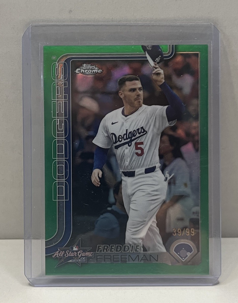 2025 Topps Chrome Update - Freddie Freeman ASG Green /99 #ASGC-11 Dodgers