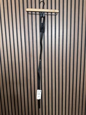 New Zara Belt 32 Womens Black Long Metal Fitted Stash