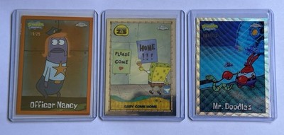 Topps 2025 Chrome SpongeBob SquarePants
