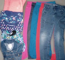 GIRLS 7/8 / Sweater / 3 Shirts / Jeans / 4 Pants / Jean Jacket / Lot Of 10