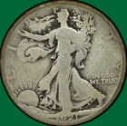 1921-S Walking Liberty Half Dollar Good G Coin #37444