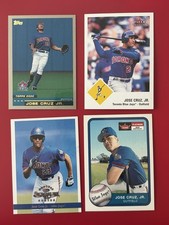 Jose Cruz Jr. - 4 Card Lot - 2000s/Modern MLB Baseball Blue Jays (4a)
