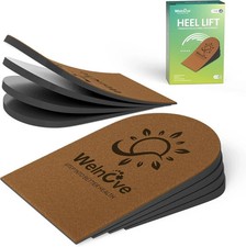 Adjustable Heel Lift Inserts for Shoes - 4 Layers Orthopedic Shoe Lifts for Wom