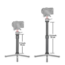 Universal Carbon Fiber Tripod Extension Pole 2-section Extendable Rod . LEFX