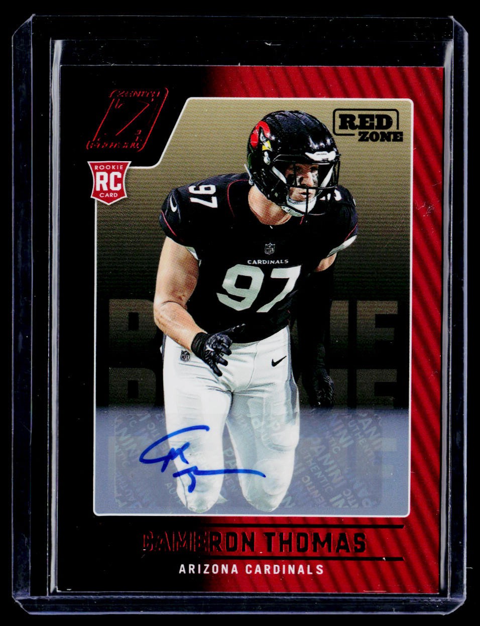 2022 Zenith #149 Cameron Thomas Autographs Red Zone