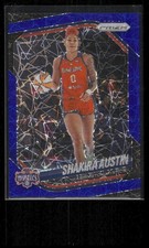 Shakira Austin 2025 Panini Prizm WNBA #81 Blue Velocity Prizms Mystics