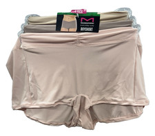 NEW 3 Pack Maidenform Everyday Luxe BoyShorts Panties L/7 Multi-Color DM3TBS