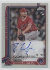 2025 Topps Chrome Rookie Auto Refractor 281/499 Ryan Zeferjahn #RA-RZ Auto 9fc