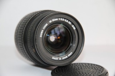 Kamera getestet Sigma 18-50mm f/3.5-5.6 DC Canon EF Mount Weitwinkel Zoom Objektiv.