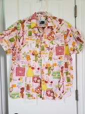Pijama The Cat’s Top Grande 100% Algodón Rosa Y2K Zapato Diva City Shopping EE. UU.