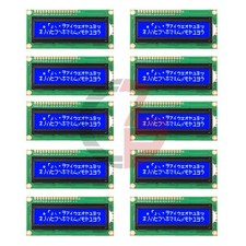 10Pcs 1602 16x2 Character LCD Display Module HD44780 Controller Blue for Arduino