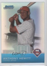 2010 Bowman Chrome Topps 100 Prospects Refractor Anderson Hewitt Anthony 1h5