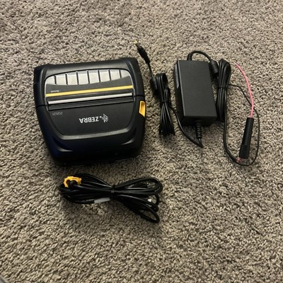 Zebra ZQ521 Portable Bluetooth Barcode Printer w/ New Battery,charger,usb Cord