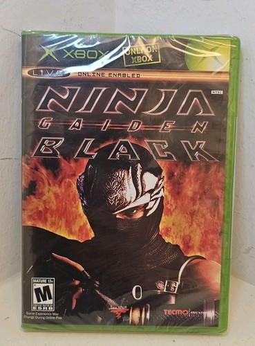 New Sealed Ninja Gaiden Black (Microsoft Xbox, 2005) Sealed NIB