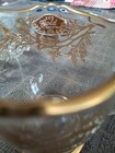 22k gold on crystal. hors d'oeuvrs bowl and small pitcher. vintage in excellent  — photo 8