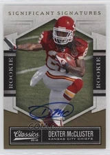 2010 Classics Significant Signatures Gold /399 Dexter McCluster Rookie Auto RC