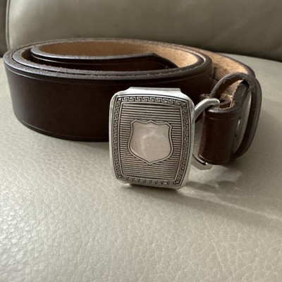 RRL Double RL Leather Belt Size 36 Width 1.25 inch | eBay