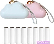 Portable Lint Roller 150 Sheets Travel Size, Mini Lint Roller for Clothes and
