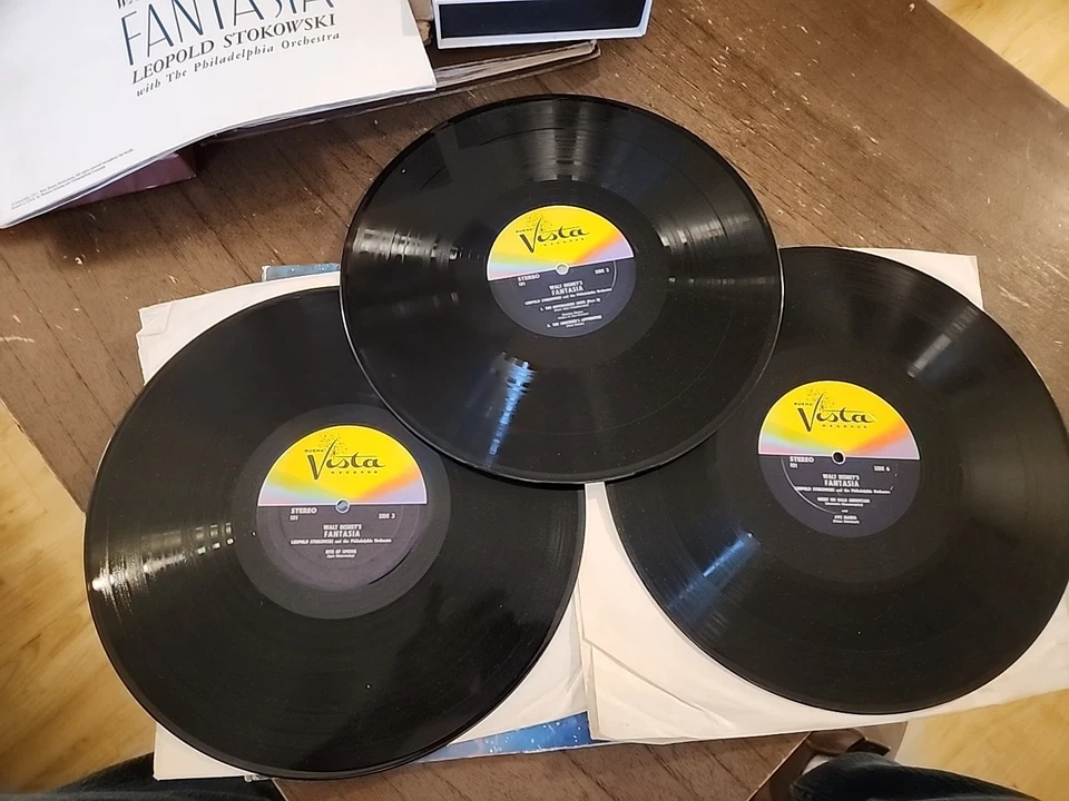 Juego de discos Walt Disney Fantasia 1957 Foto 2 de 4