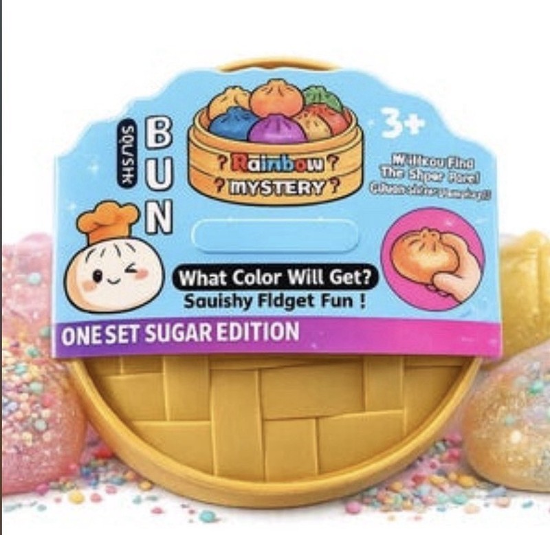 Squishy Bun Rainbow Mystery Sugar Edition Blind Pack Stress Reliever