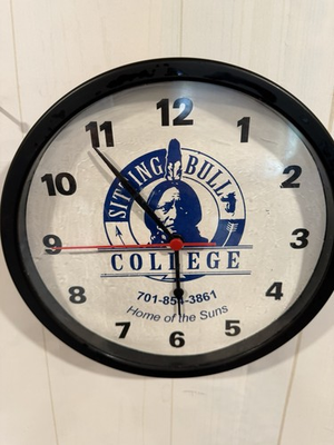 #ad Sitting Bull College Indian South Dakota Home The Suns Quartz Wall Clock Works $39.98