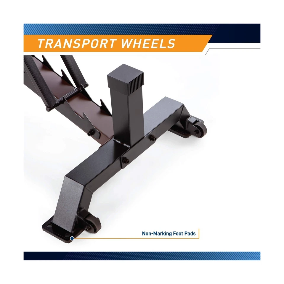 Steelbody 豪华实用举重凳适用于家庭健身房举重和力量... — 第 4/4 张图片