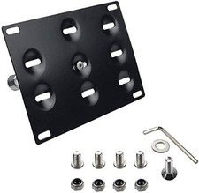 Bumper Tow Hook License Plate Mount Front Tow Hook License Plate Bracket Holder Bumper Tow Hook License Plate Mount Front Tow Hook License Plate Bracket Holder