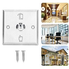 Exit Button Switch Stainless Steel Door Release Switch for Door Access Control
