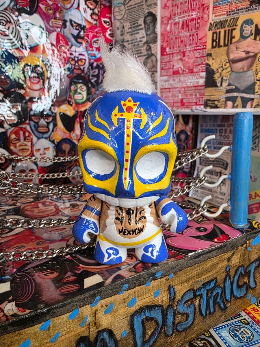 年代物1995年ルチャリブレグッズ】対戦カード、box y luchaなど7点