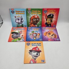PAW Patrol Me Reader Replacement Books Lot of 7 Pups For All Seasons On The Go