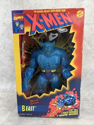 BEAST 10 INCH DELUXE EDITION X-MEN MARVEL COMICS TOY BIZ 1994- See Pics