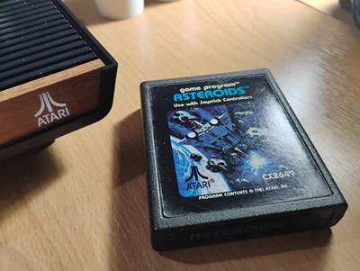 Asteroiden für Atari 2600, 2600+, 7800 - GEREINIGT UND GETESTET