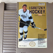 Wayne Gretzky Hockey NES 1991 White Jersey Kings Video Game