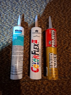 3-Pack Adhesive Sealants & Construction Adhesive - Dow Corning, ColorFlex II, Li
