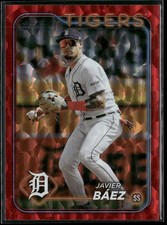Javier Baez Javier Báez 2024 Topps Series 2 Red Foil #508 /199 Detroit Tigers