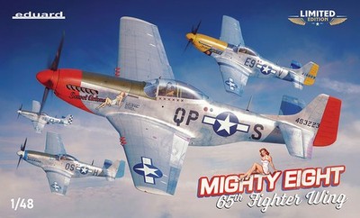 Eduard 1/48 Mighty Eight: P-51D Mustang, 65th Fighter Wing [Limited Edition]