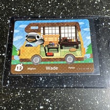 12 Wade 12 Animal Crossing Welcome Amiibo New Leaf RV Series Card NA Version