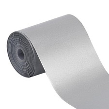 10 x 50mm Silver Reflective Tape Heat Adhesive on Fabric Film