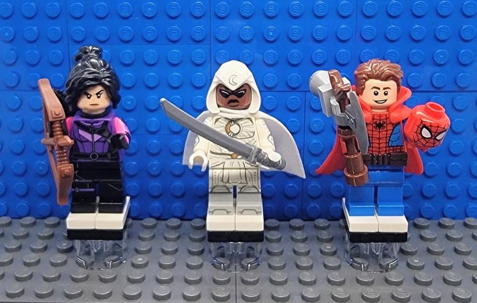 LEGO® Marvel Zombies Minifigures Blade Moon Knight Zombie Hunter Spidey Hawkeye - Image 2 of 4