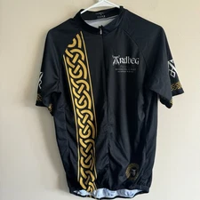 Ardbeg Whiskey Mens Medium Half Zip Bike Cycling Jersey Short Sleeve