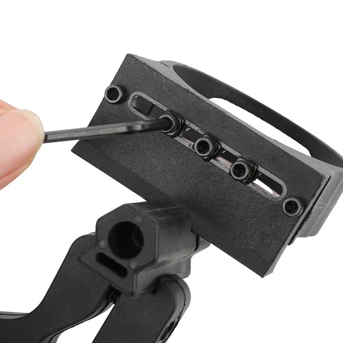 Mira de arco compuesta 3 pines .029" fibra óptica ajustable arco de tiro con arco caza de tiro - Imagen 9 de 12