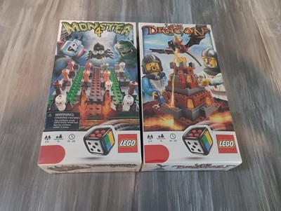 Lego Board Games (2): #3837 Monster 4 & #3838 Lava Dragon MISB One of each!