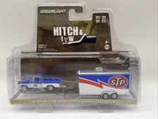 Greenlight Limited Edition Hitch & Tow 1970 Ford F-100 & Car Trailer 1:64Diecast