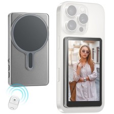Magnetic Vlog Selfie Monitor Screen,1080P Wireless Recording,Back Selfie Moni...