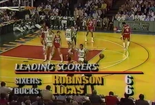 1987 East First Round Game 5 Philadelphia 76ers at Milwaukee Bucks NBA Game DVD