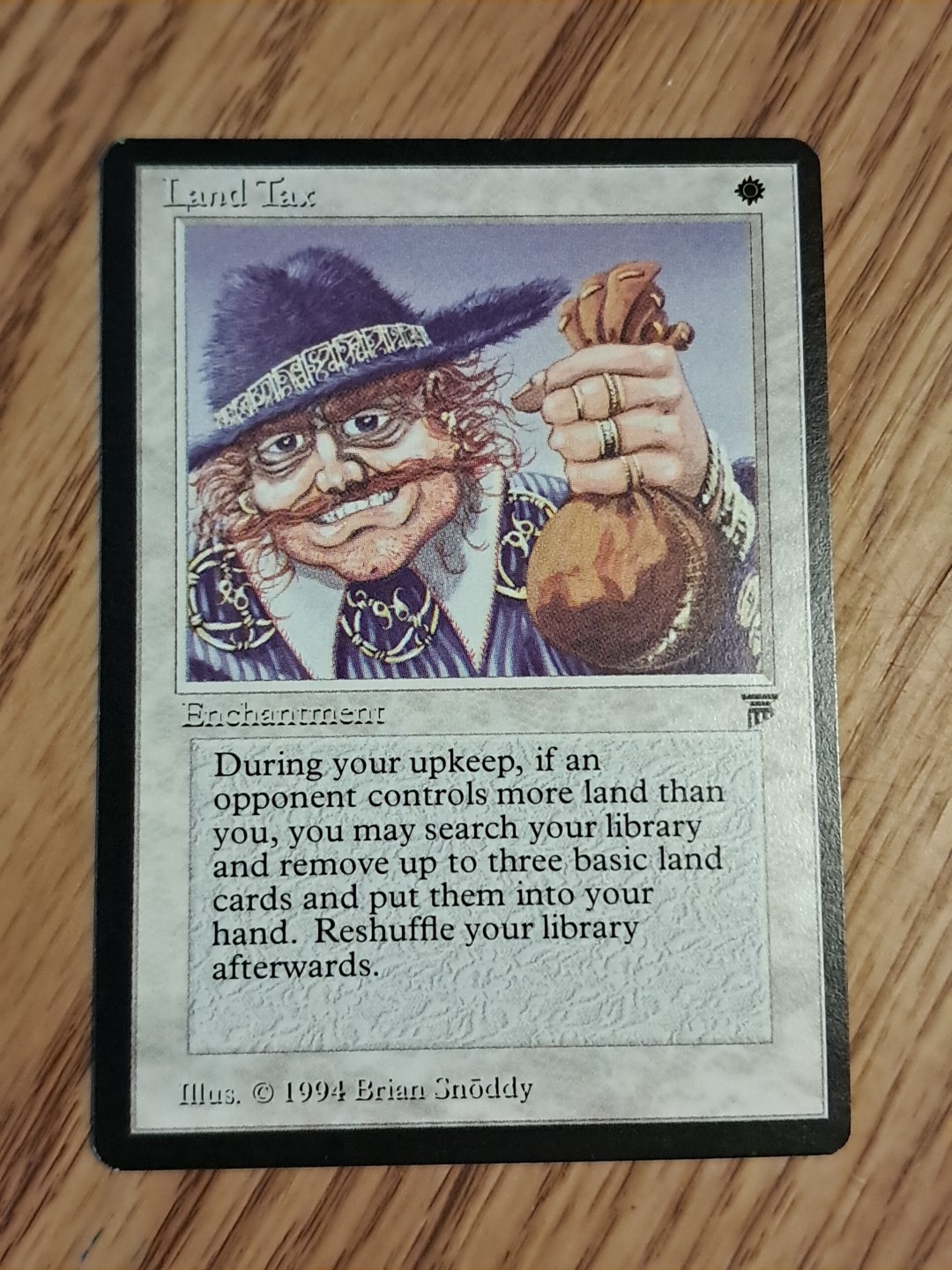Mtg Magic The Gathering Legends Land Tax 1994 Lp