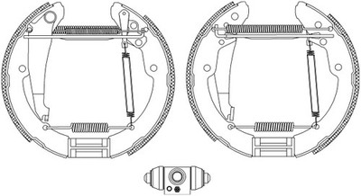 TEXTAR 84052402 Bremsbackensatz für SKODA,VW